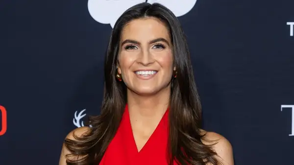 Kaitlan Collins on the red carpet