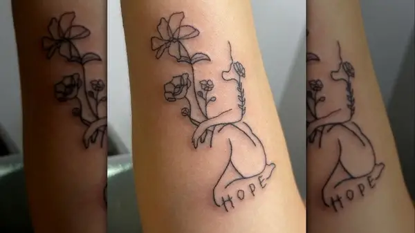 Body and hope tattoo