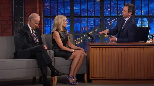 Joe Biden and Jill Biden on 