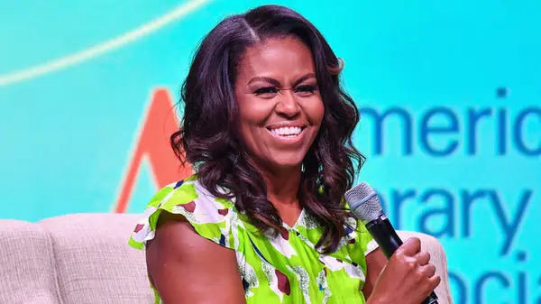 Michelle Obama smiling