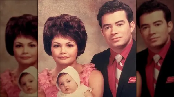 Kimberly Guilfoyle as a baby with her parents