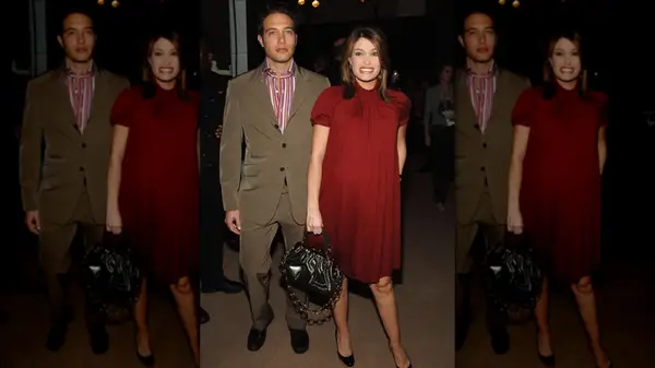 Pregnant Kimberly Guilfoyle with Eric Villency