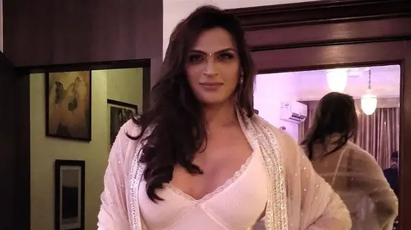 Saisha Shinde posing