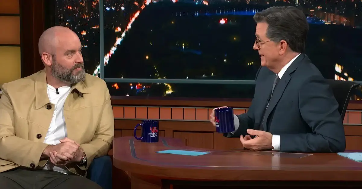 Tom Segura i Stephen Colbert