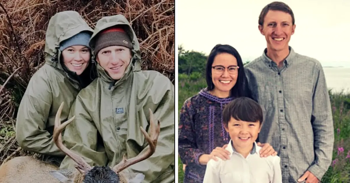 Erik Salitan et sa famille posant