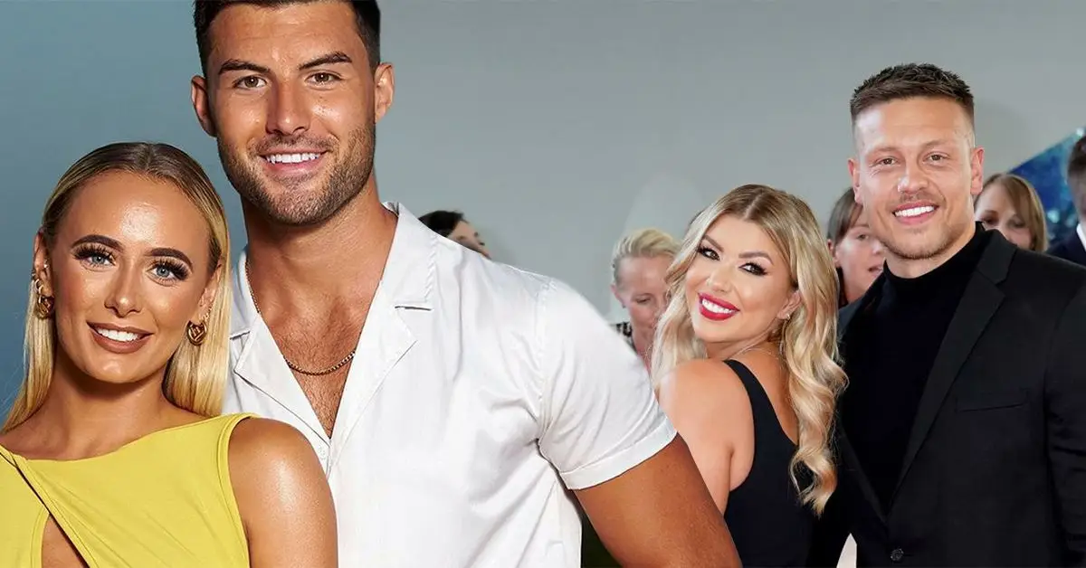 英国ラブ・アイランド出身のリアム・リアドンとミリー・コート、オリビアとアレックス・ボーウェン