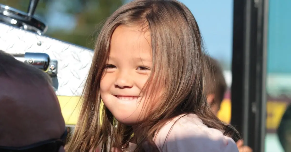 微笑む若いリア・ゴスリン