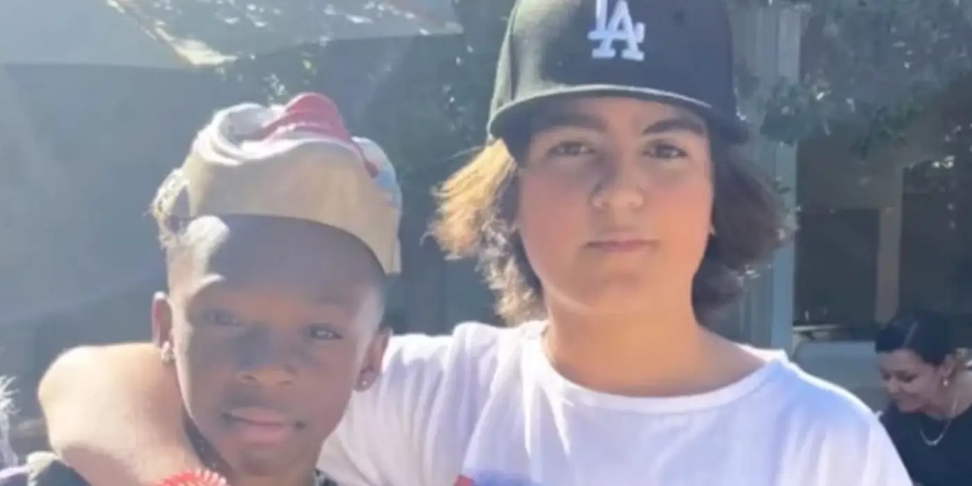 Mason Disick i przyjaciel na imprezie z okazji Halloween