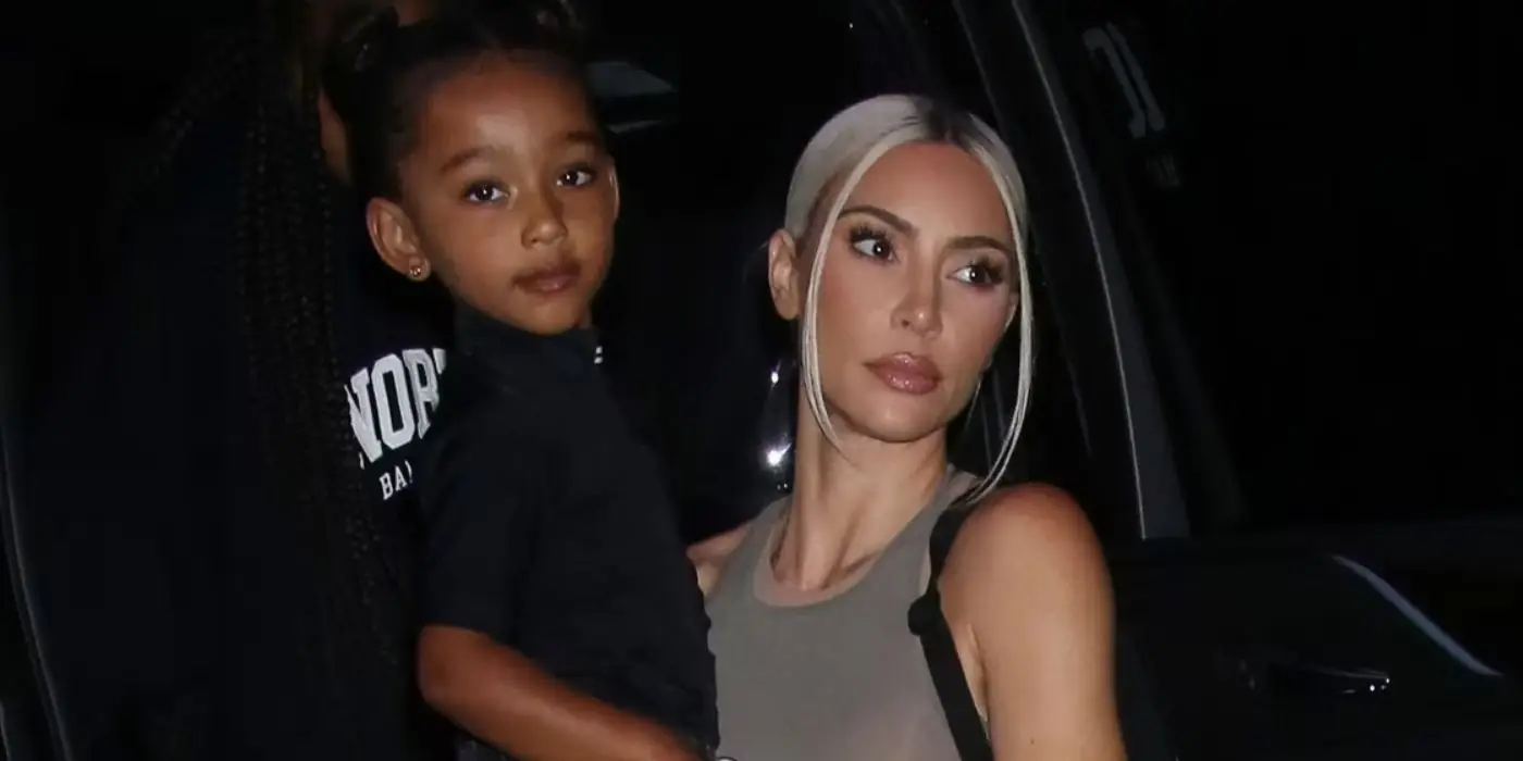 Chicago West i Kim Kardashian (1)