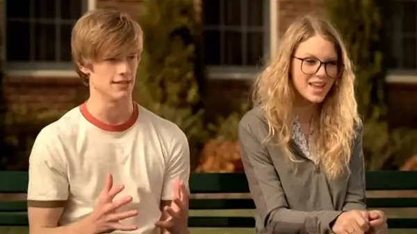 Lucas Till and Taylor Swift