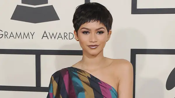 Zendaya on the Grammys red carpet