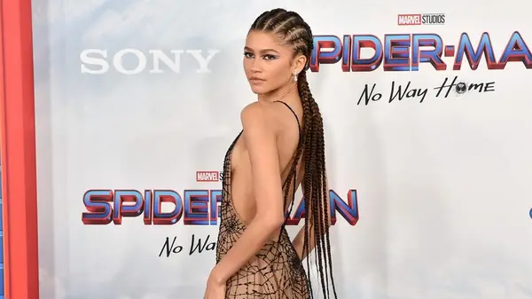 Zendaya with cornrows