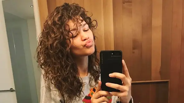 Zendaya taking a selfie