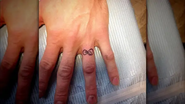 Infinity symbol tattoo
