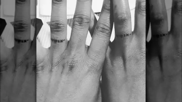 Engagement date tattoo