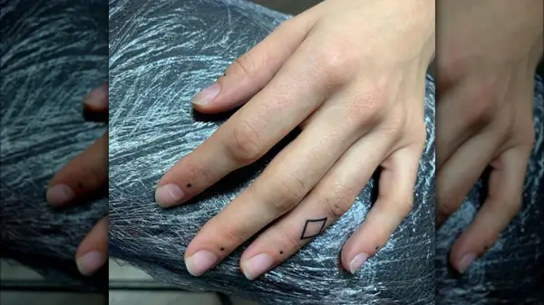 Diamond tattoo