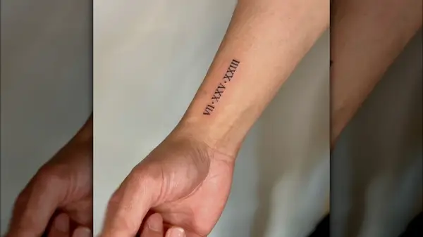 Date tattoo