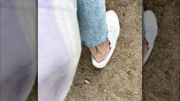 An Eiffel Tower tattoo