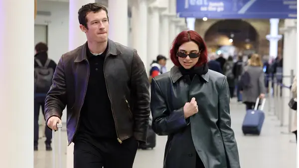 Dua Lipa and Callum Turner