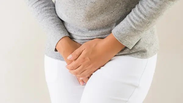 Person needing to pee