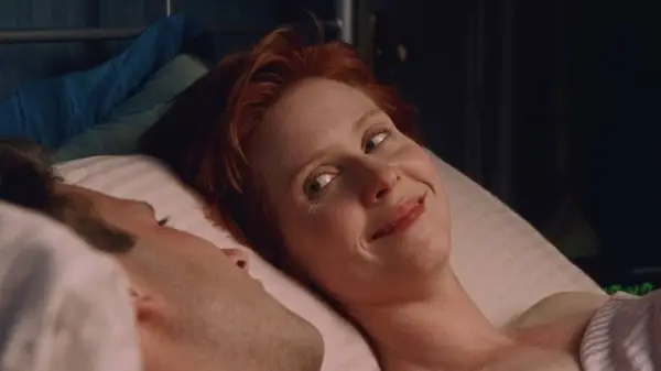 miranda hobbes and josh in bed