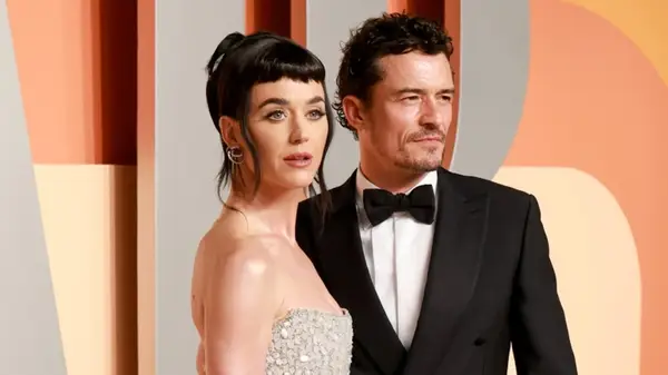 Katy Perry and Orlando Bloom in the red carpet together
