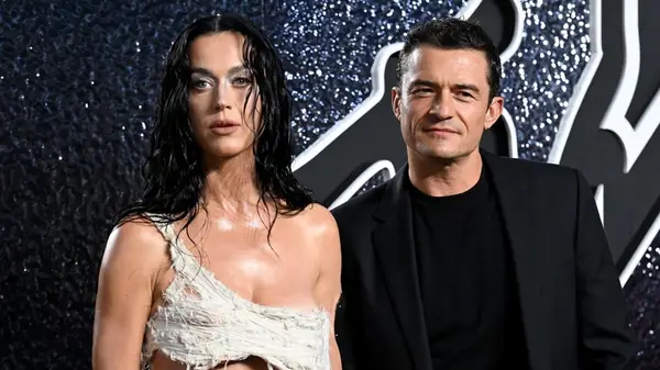 Katy Perry and Orlando Bloom on the red carpet