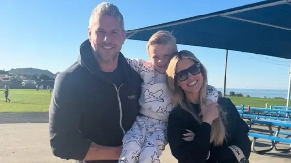 Ant Anstead with Christina Haack and their son