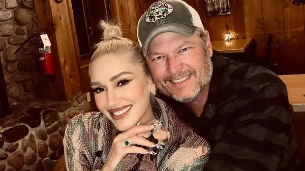 Gwen Stefani with Blake Shelton