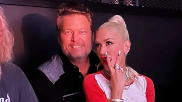 Blake Shelton with Gwen Stefani