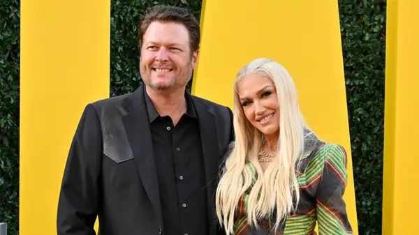 Blake Shelton and Gwen Stefani on the red carpet