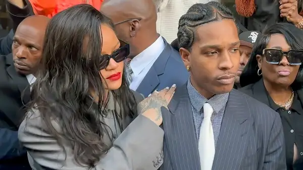 Rihanna with ASAP Rocky