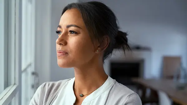 Looking out the window