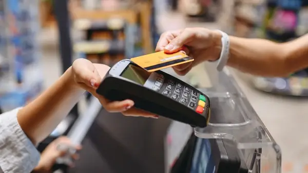 Paying with a credit card