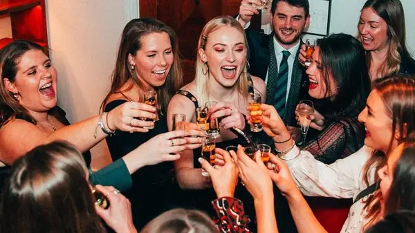 Sophie Turner at her surprise Valentine