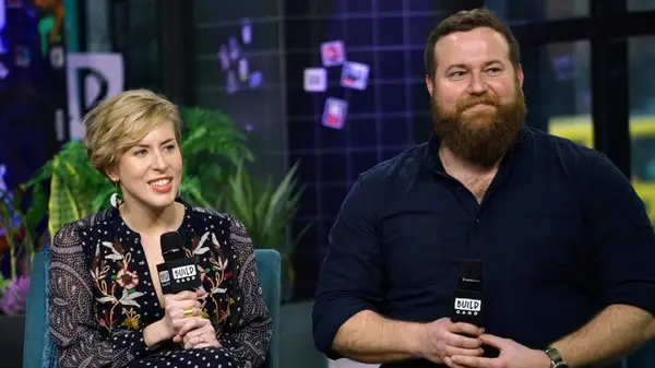 Erin Napier and Ben Napier during an interview