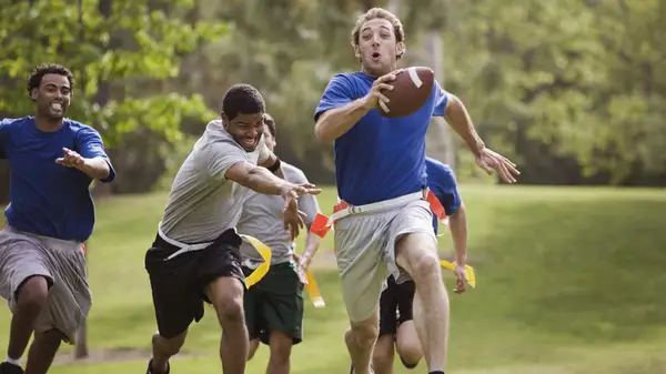 Guy hanging out with his friends
