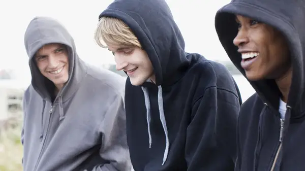 Men sitting together