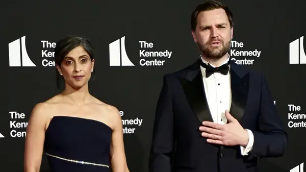 Usha and JD Vance at the Kennedy Center in June 2025