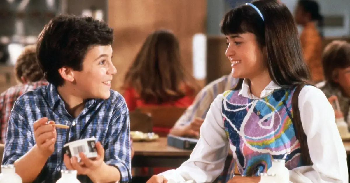 Fred Savage und Danica McKellar in „Die Wunderjahre“.