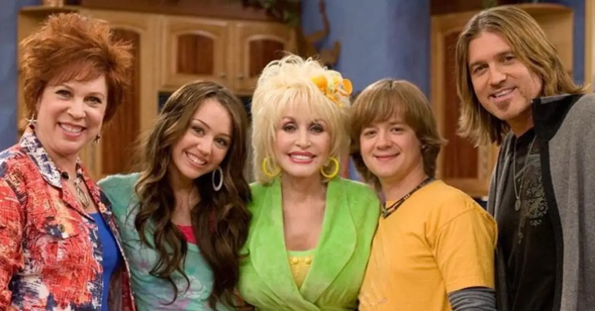 Obsada Hannah Montana na planie w 2007 roku