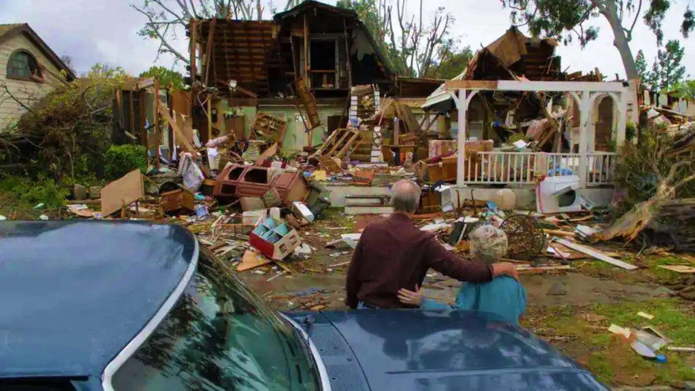 Tornade de la maison du jeune Sheldon Meemaw