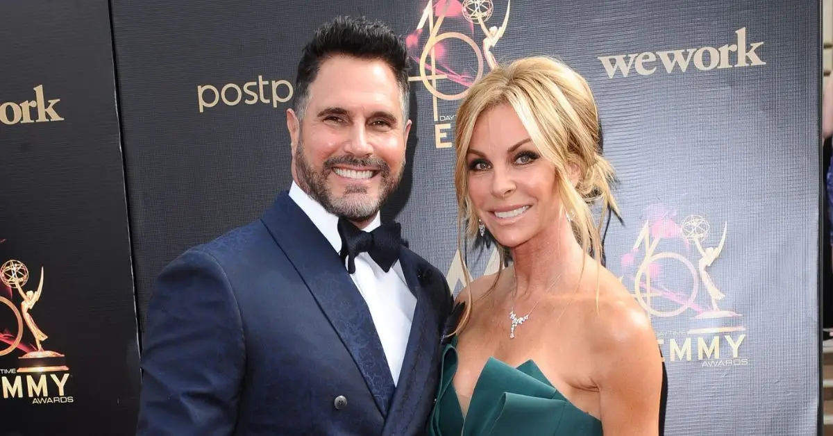 Don Diamont e sua esposa no 46º Emmy