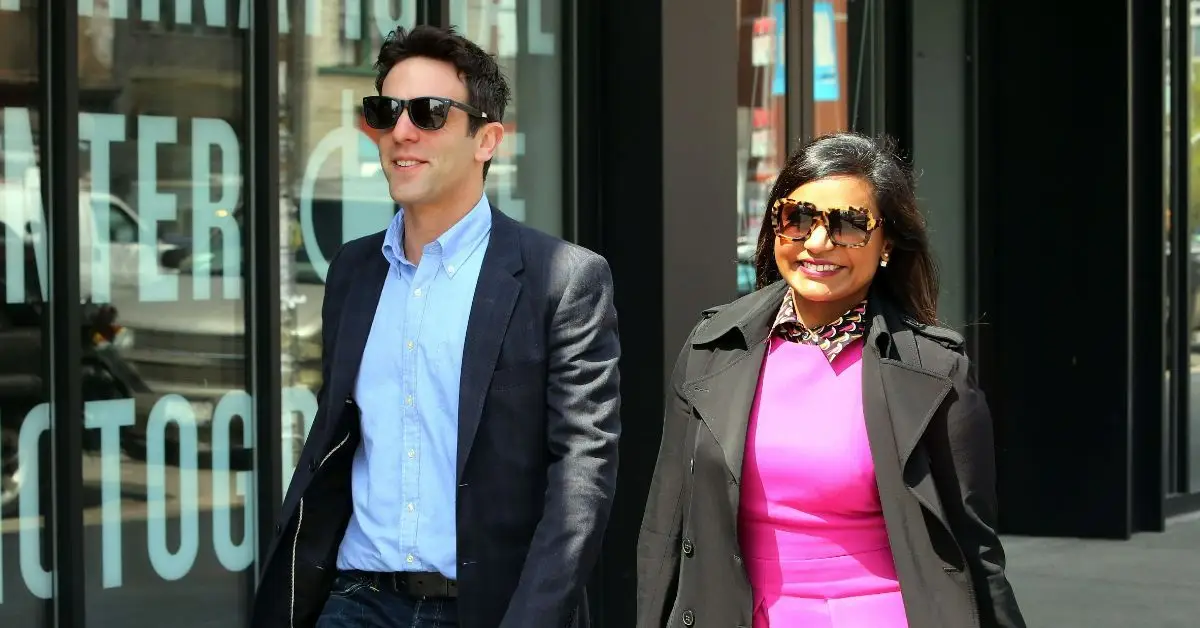 BJ 노박(BJ Novak)과 민디 캘링(Mindy Kaling)