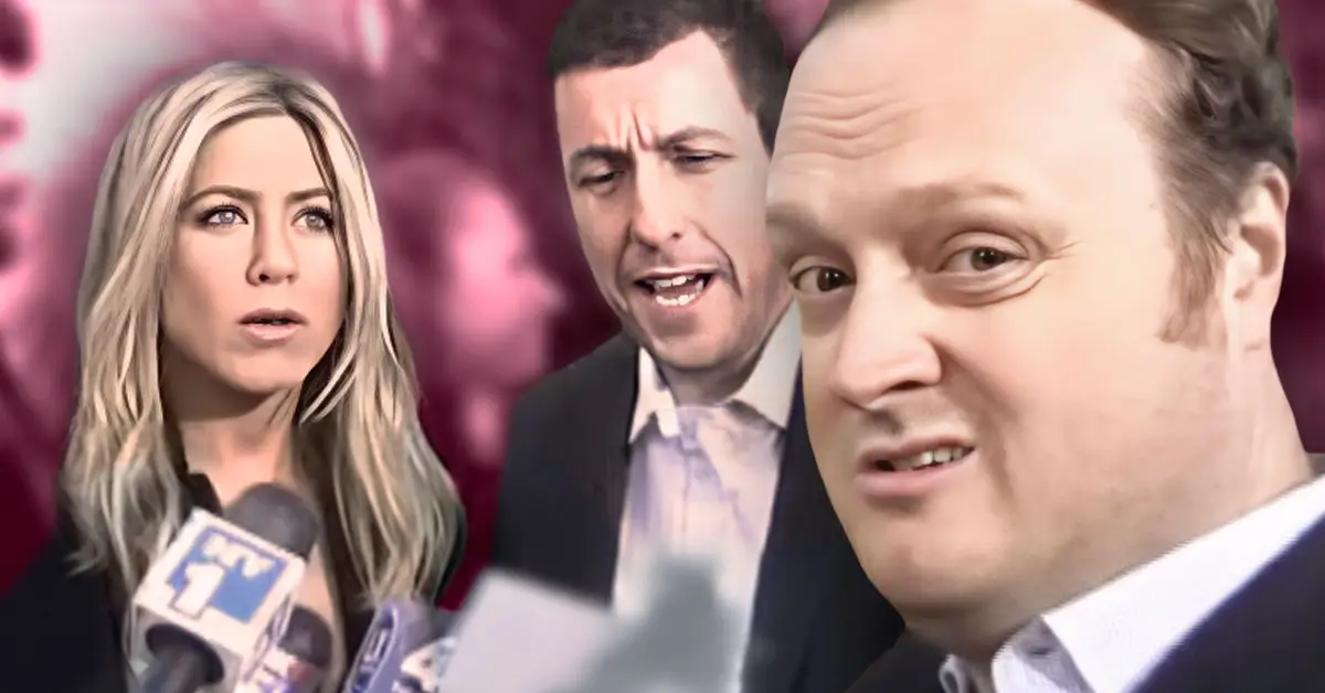 Entretien de Jennifer Aniston et Adam Sandler avec Brad Blanks