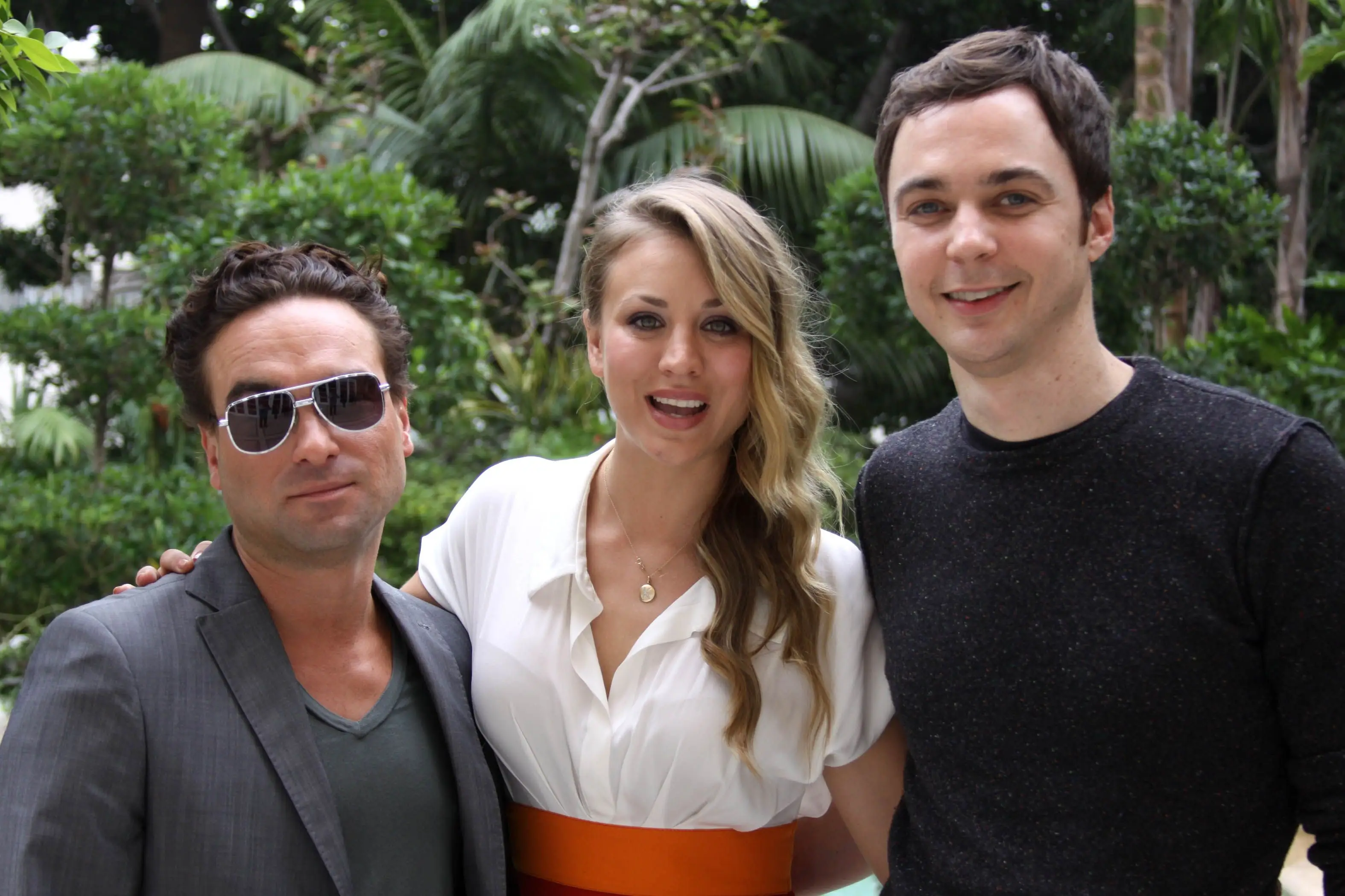 Johnny Galecki, Kaley Cuoco e Jim Parsons