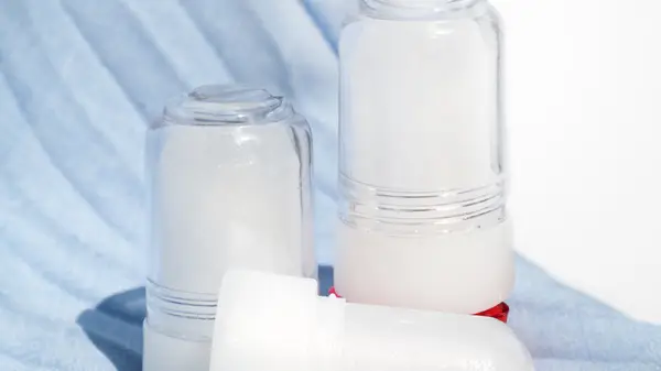 A stack of aluminum sticks on a table