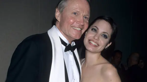 Jon Voight and Angelina Jolie