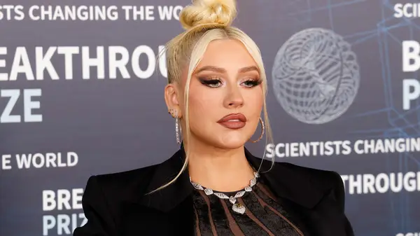 Christina Aguilera posing