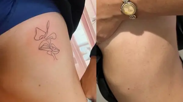 Linework tattoo from Ephemeral Tattoo